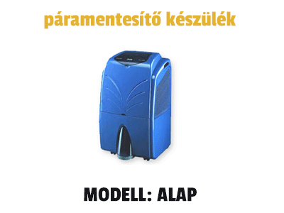 professzionális páramentesítő készülék