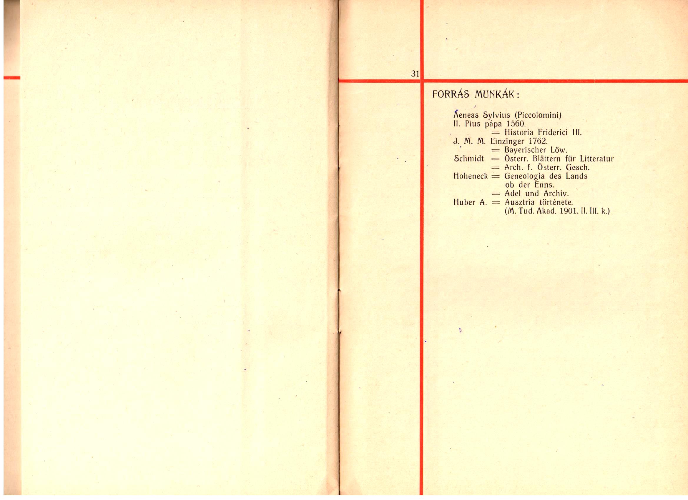 Einczinger család története