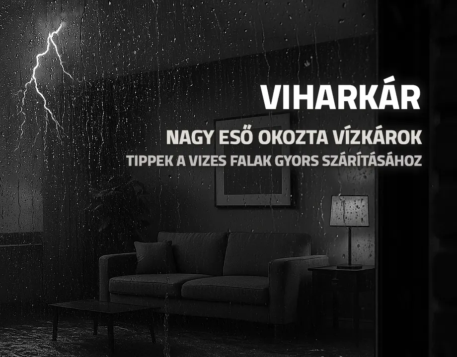 Viharkár, lakás beázás