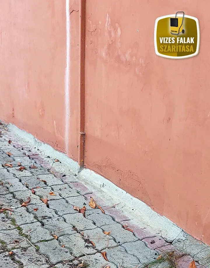 Házfal vizesedés